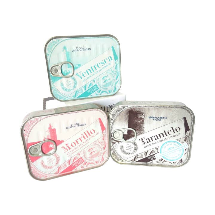 Set degustazione di tonno rosso selvatico per la vendita all'ingrosso da parte di Conservera de Tarifa