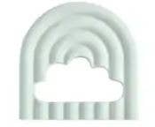 Three Hearts & Co./EMO & CO. – wholesale Teether (not clip-on) – Baby – NEW Rainbow Silicone Teether4