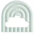 Three Hearts & Co./EMO & CO. - Wholesale Teether (Not Clip-On) - Baby - NEW Rainbow Silicone Teether4