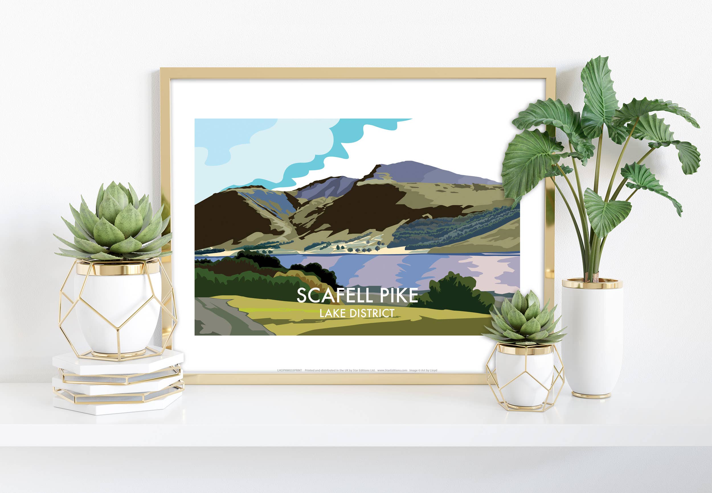 Star Editions - Wholesale Art Print - Scafell Pike - Lake District - 11X14” Premium Art Print0