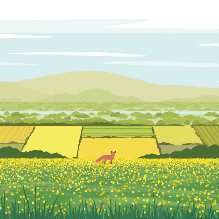 Tom Hardwick - Wholesale Postcard - Summer's View Postcard