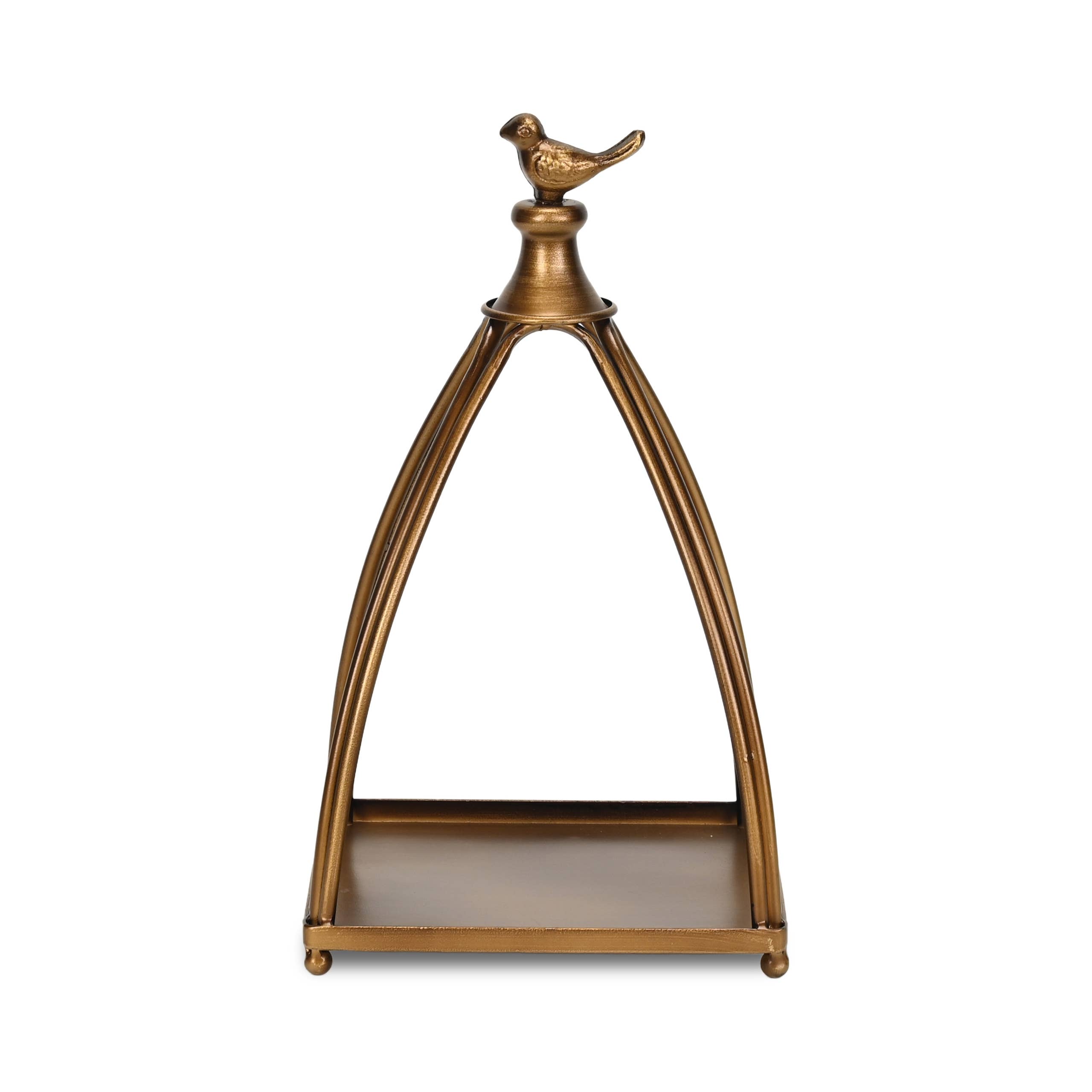 Cheungs Home Decor - Wholesale Lantern - Veldra Curved Mini Table Lantern & Bird Accent5