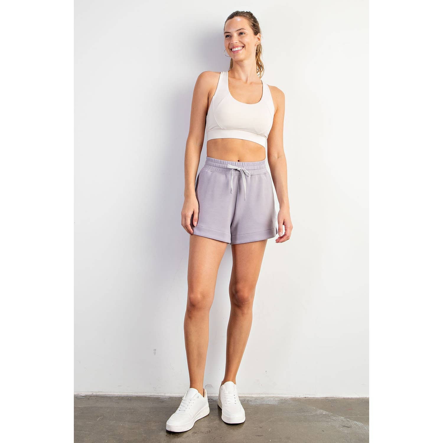 Rae Mode - Wholesale Athletic Shorts - Women's - MODAL SCUBA SHORT PANTS39