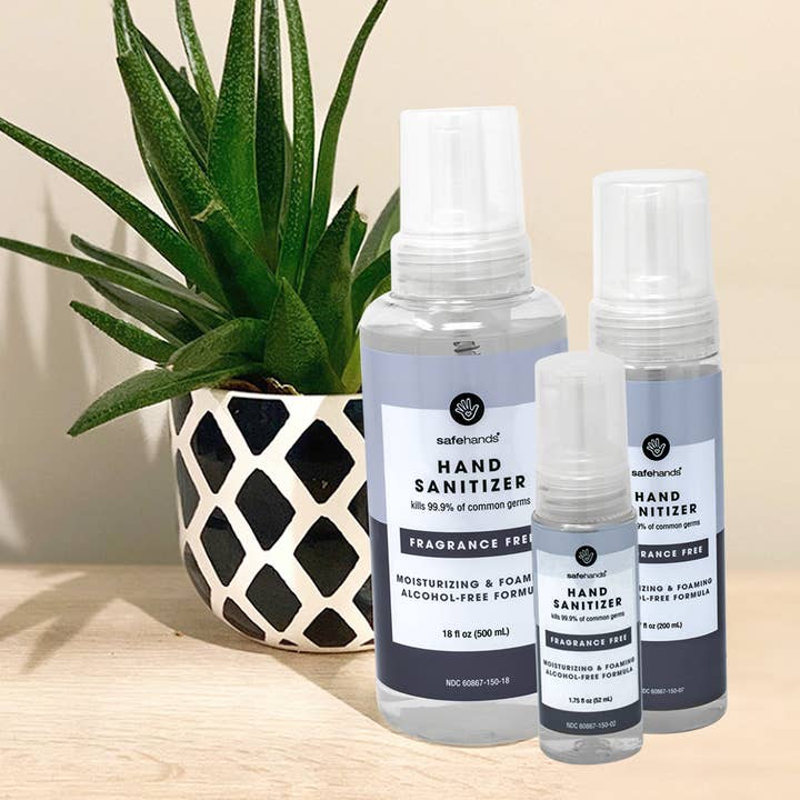 SAFEHANDS - Wholesale Hand sanitiser - 7oz Hand Sanitizer, Unscented (Case of 12)2