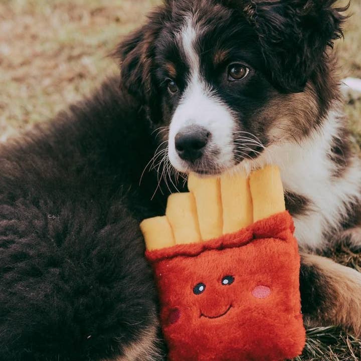 ZippyPaws – Engroshandel Tøjdyr - Hund – NomNomz® - Fries - Hundelegetøj4