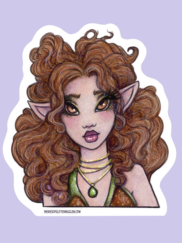 Sticker Faerie/Fairy | Fantasy | Aine for wholesale by Faeries of Glittering Glen