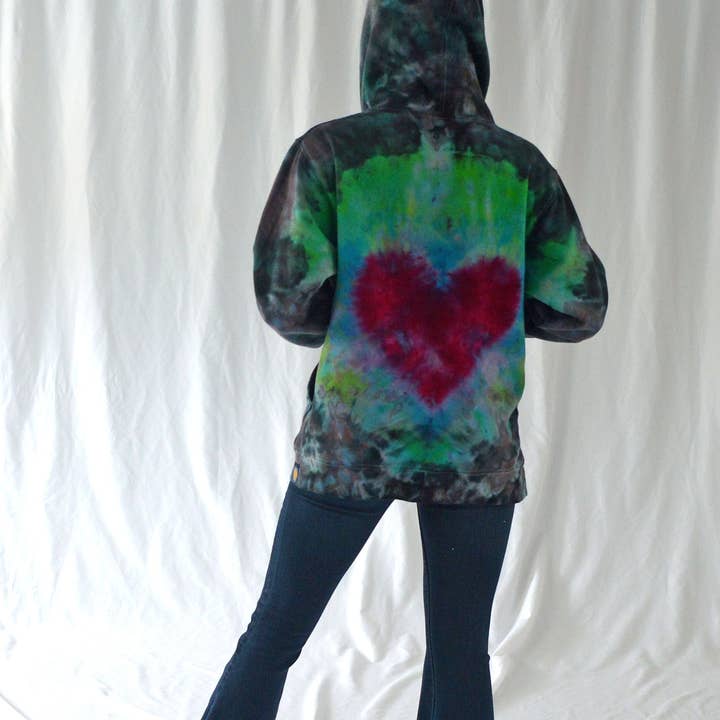 Sudadera con capucha y cremallera | Un pequeño corazón, una pequeña capucha para venta al por mayor de Soul Shine Maine