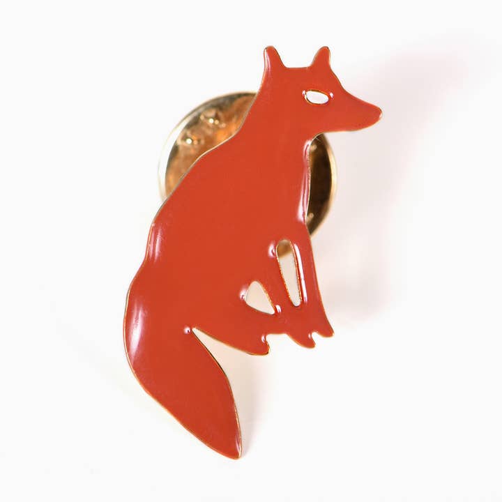 Alfinete raposa Fergus cor tijolo por atacado de Titlee