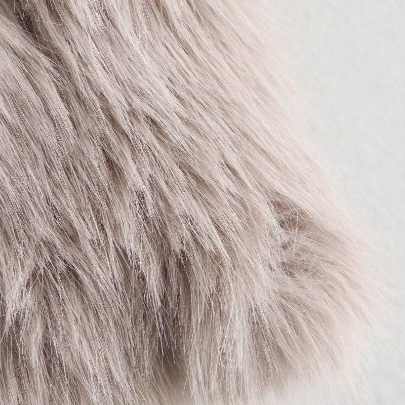 safistyle - Wholesale Fur/Faux Fur Coat - Women's - Loose Faux Fur Collar Coat13