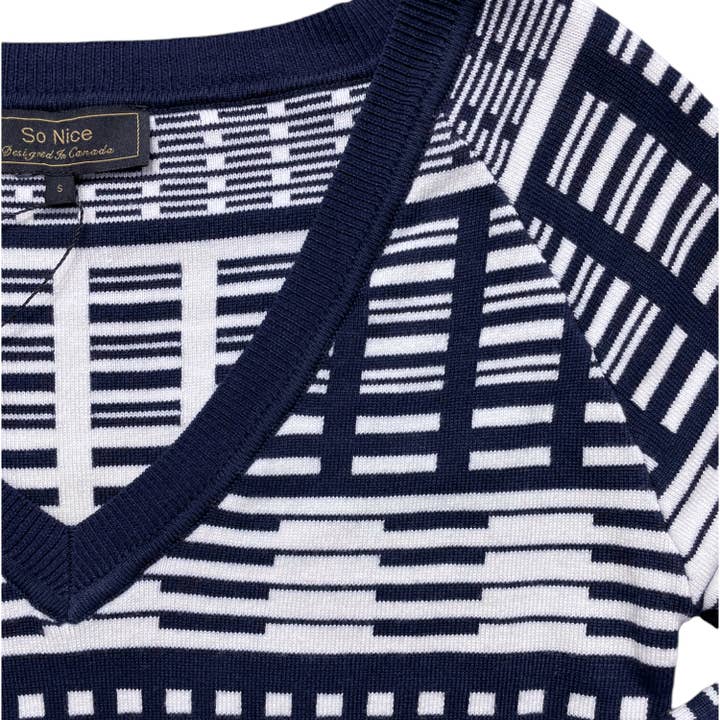 Importation 1867 - Wholesale Dress - Women's - V-Neck Bodycon Mini Knit Sweater Dress7