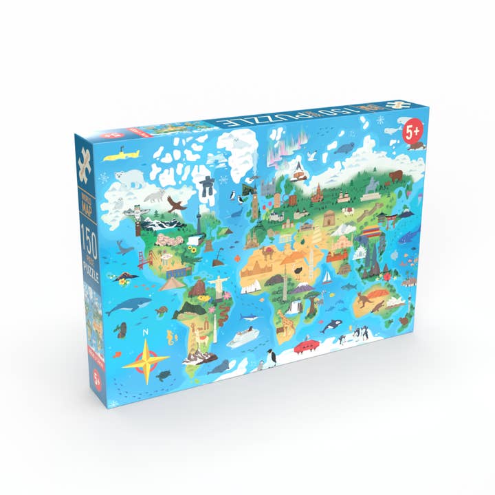 Penny Puzzle - Vendita all'ingrosso Puzzle - Bambini - MAPPAMONDO 150 XL pezzi puzzle +5 anni