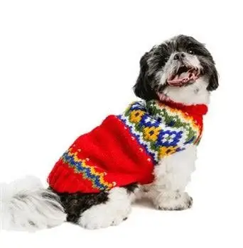 CHILLY DOG LLC - Wholesale Pet Sweater - Dog - Holiday Fairisle Knit Dog Sweater1