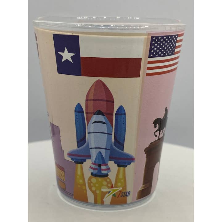 7 Star – Engroshandel Shotglas – „HOUSTON“ Texas Shot Glas 2 oz2