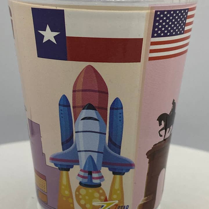 7 Star - Wholesale Shot Glass - "HOUSTON" Texas Shot Glass 2 oz