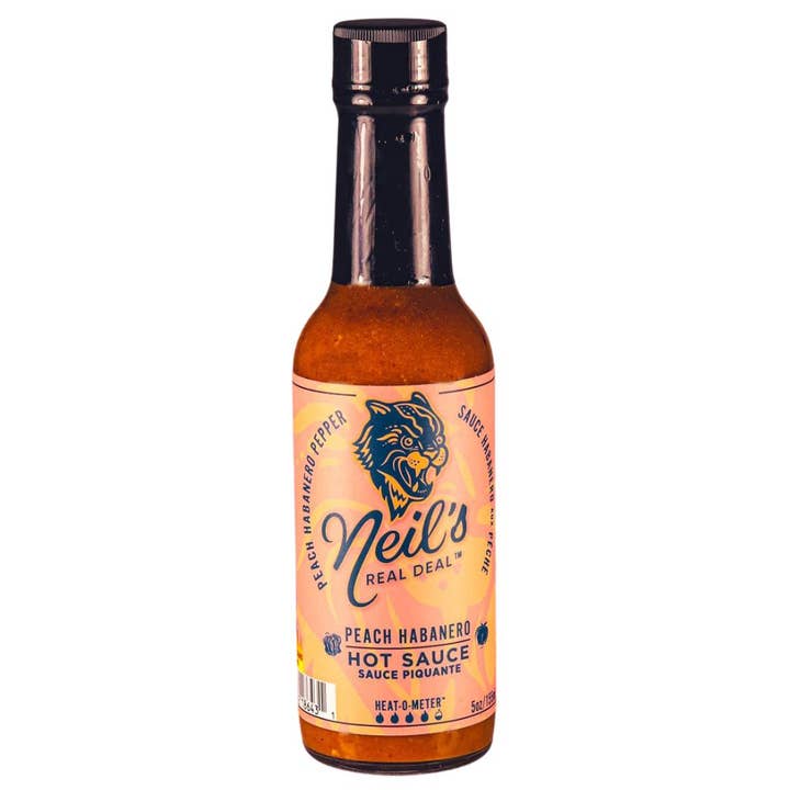 Neil's Real Deal Peach Habanero Hot Sauce for wholesale by Neil’s Real Deal