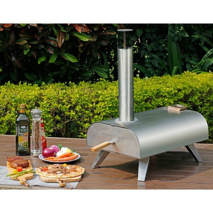 SHINERICH - Wholesale Outdoor Grill Tools - 12" Pellet Pizza Oven Stainless Steel