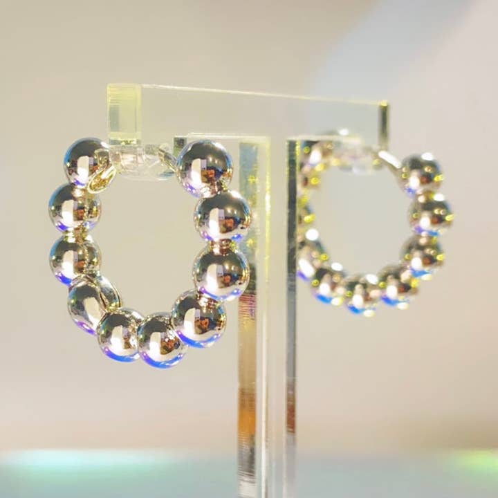 Kreolska bollar - Silver för wholesale av COOKIE SHARK