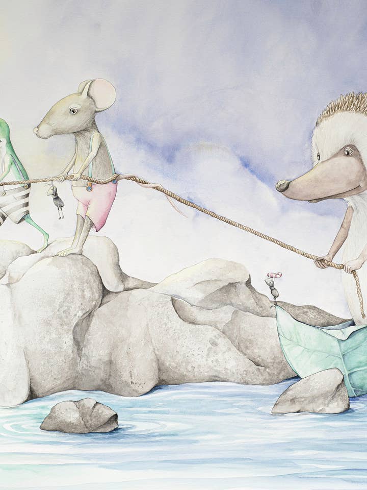 Help those Ailing Giclee Print for wholesale by Katie Crawford Art