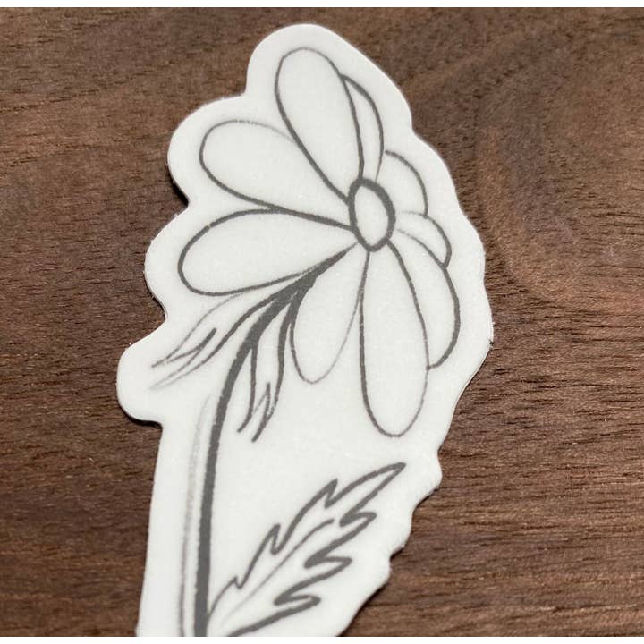 Beth Ann Erickson Designs - Wholesale Sticker - Daisy Stickers Water Bottle, Daisy Stickers1