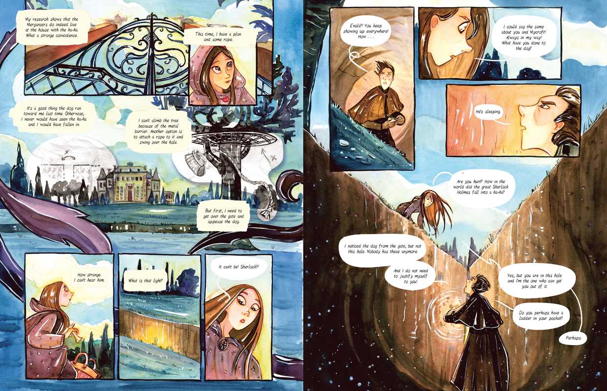 Simon & Schuster - Wholesale Graphic Novel - Enola Holmes: The Graphic Novels by Serena  Blasco4