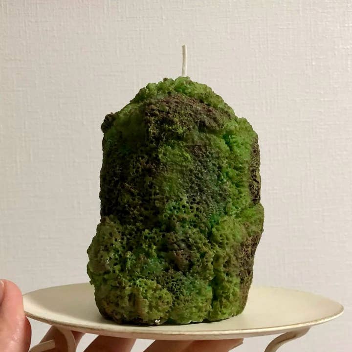Bougies de Décoration Intérieure Décor Botanique Décor de Mousse Bougie pour Ameublement Maison Bougies Modernes Inspirées par la Nature Bougies Élégantes pour la Décoration Intérieure Bougies pour Espace de Vie Botanique Bougies Artisanales Décoration Intérieure Bougies de Décoration Originale Cadeaux pour Lui Cadeaux pour Elle Bougie de Designer pour la vente par House of Shokunin