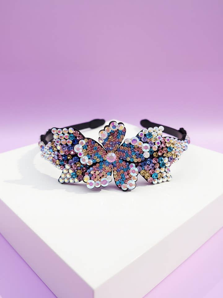 Blomsterklynge Krystal Hårbånd for engroshandel hos Arya Jewellery Wholesale