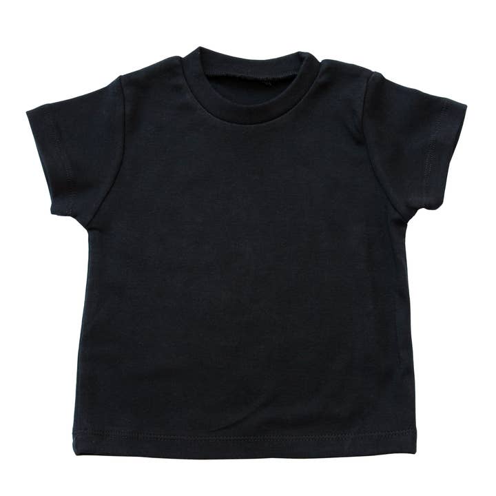 Black Tee for wholesale by Chuckles & Caz