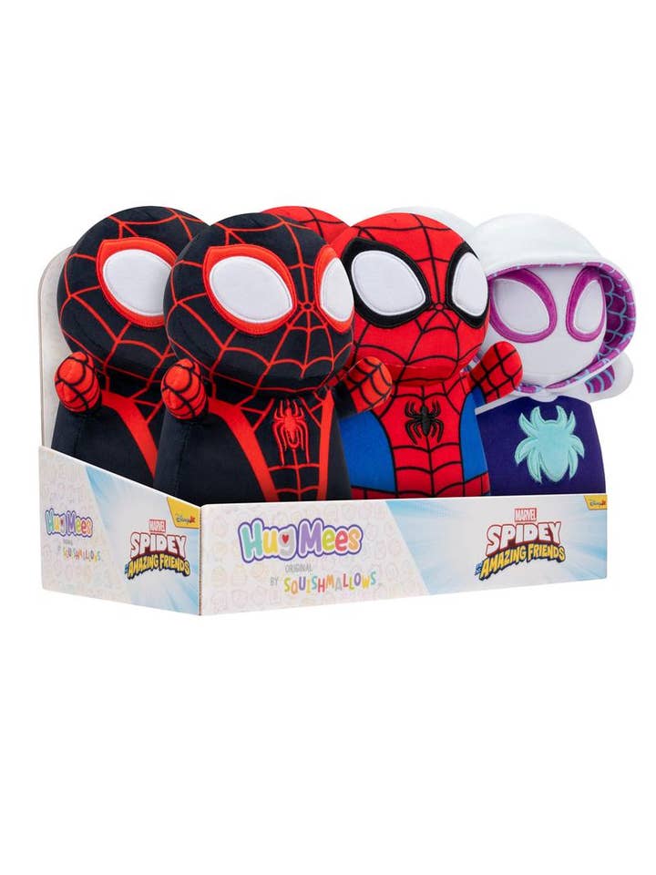Squishmallows 10" Spidey & Friends HugMee Plush 6pc Display for wholesale by License 2 Play Toys