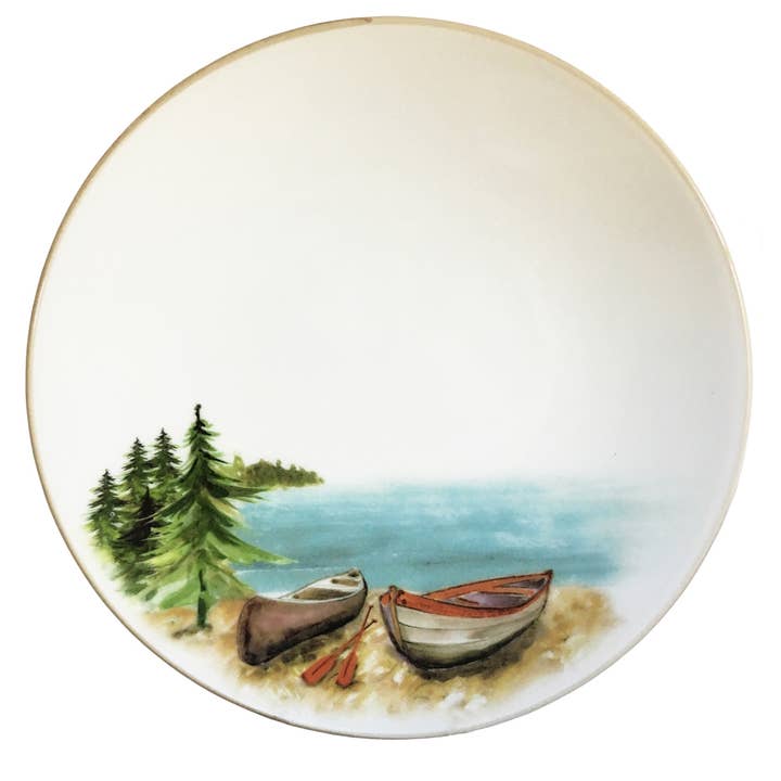 Canoe Dinner Plates for wholesale by Abbiamo Tutto