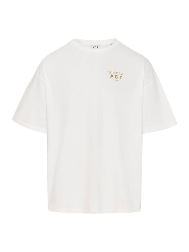SIEL ART x ACT TODAY - Maglietta COLLAB - Bianco per la vendita all'ingrosso da parte di ACT today