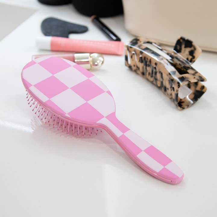 Framar Hair Brushes & Hair Accessories - Wholesale Hair Brush/Comb - FRAMAR Checkered Detangling Brush, Wet Hair Brush Detangler5