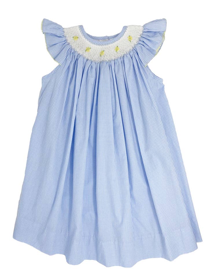 Robe smockée à fleurs Sunny Days pour la vente par Smock It To Me