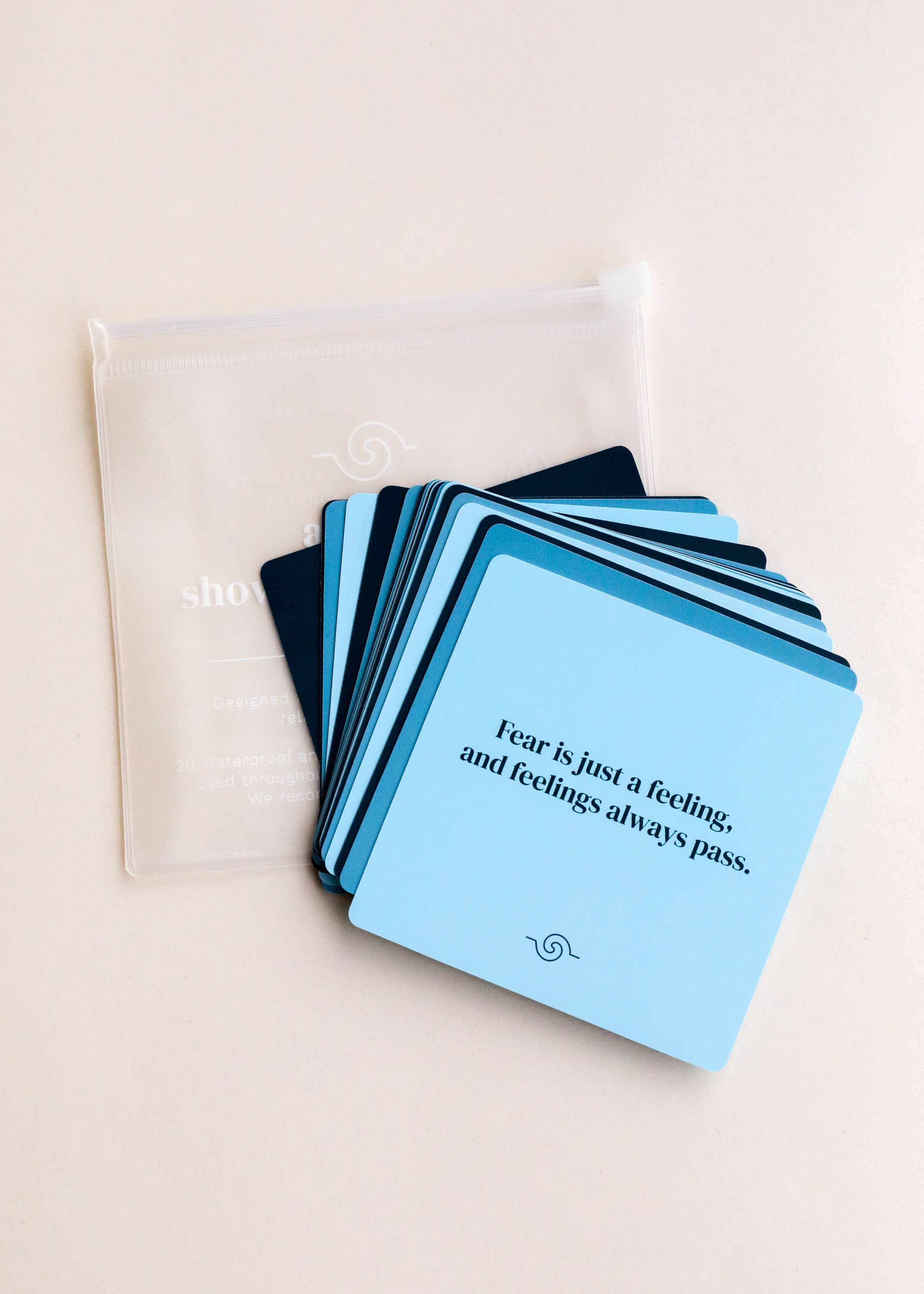 JaxKelly - Wholesale Stationery/Notecard Set - Shower Affirmation™ Display Cards - Anxiety3