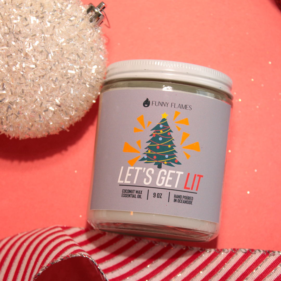 Funny Flames Candle Co - Les Creme - Wholesale Jar/Filled Candle - Holiday 2025 Best Sellers Collection 9oz Candles81