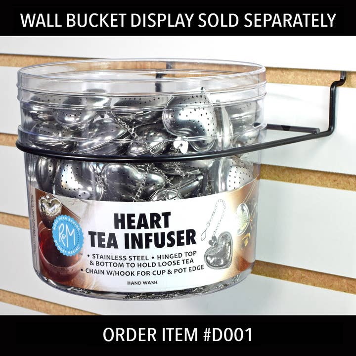 Wall Bucket Refill Heart Tea Infuser/90 for wholesale by R&M International