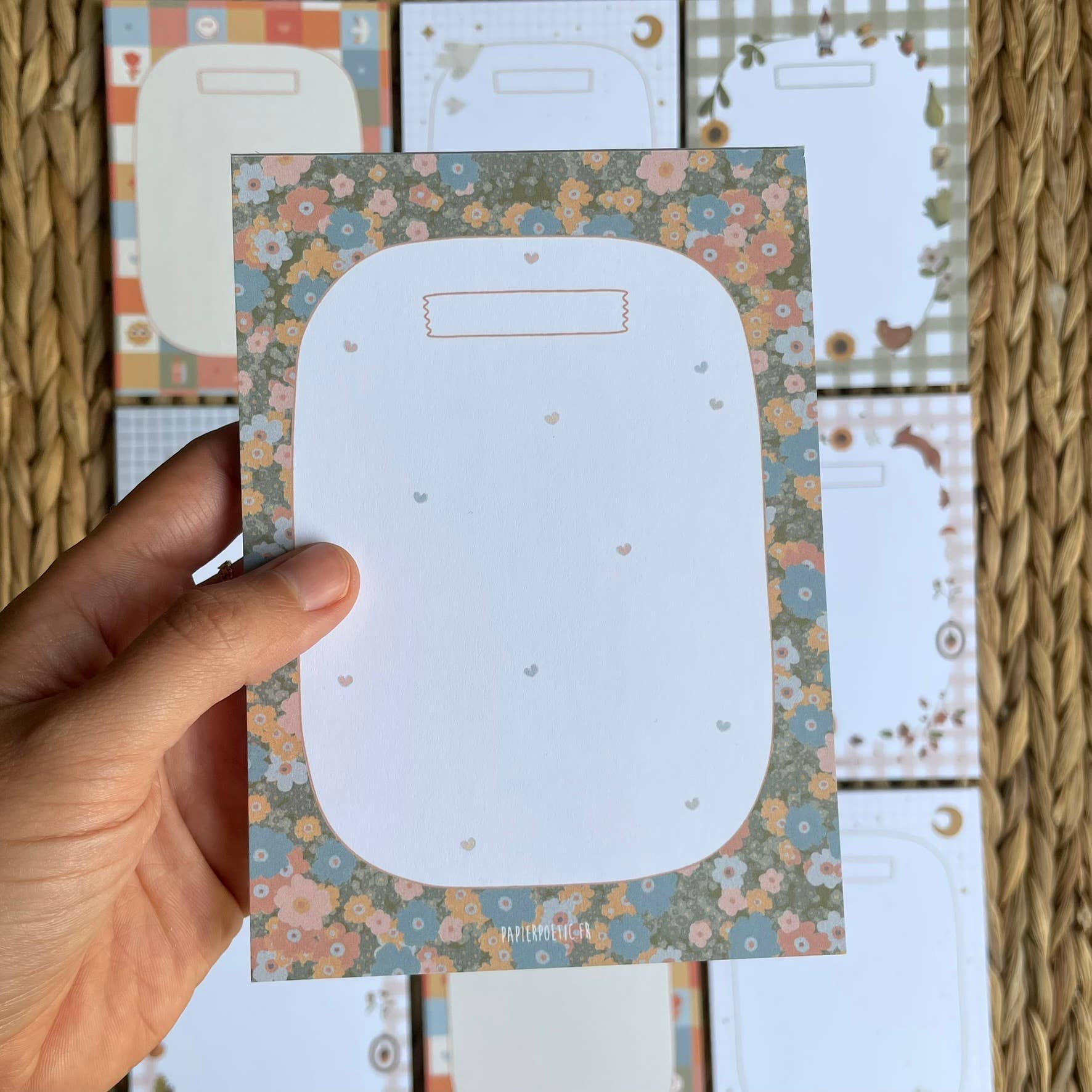 Papier Poetic - Wholesale Notepad - Illustrated Notepad "Liberty"1