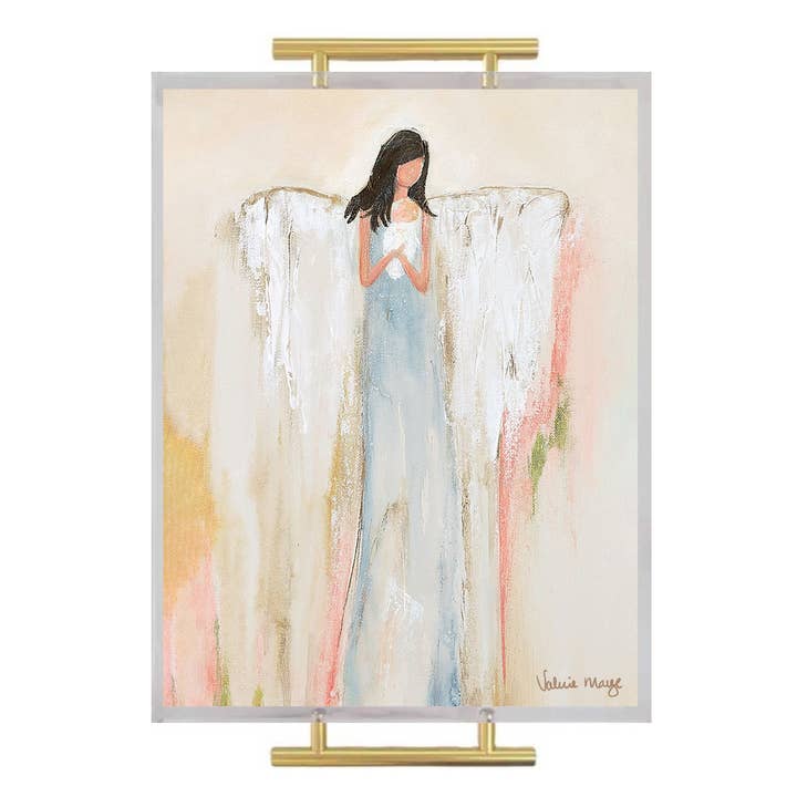 Plateau de service en acrylique The Guardian pour la vente par 318 Art Co.