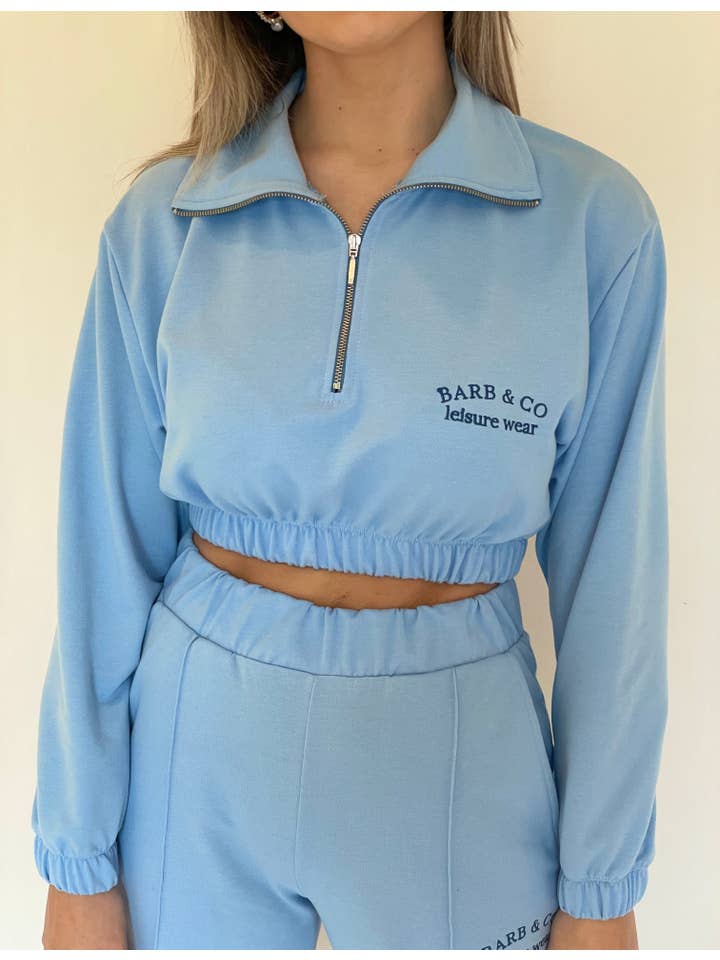 BARB & COTTON – Großhandel Trainingsanzug – Damen – Baby Blauer Trainingsanzug