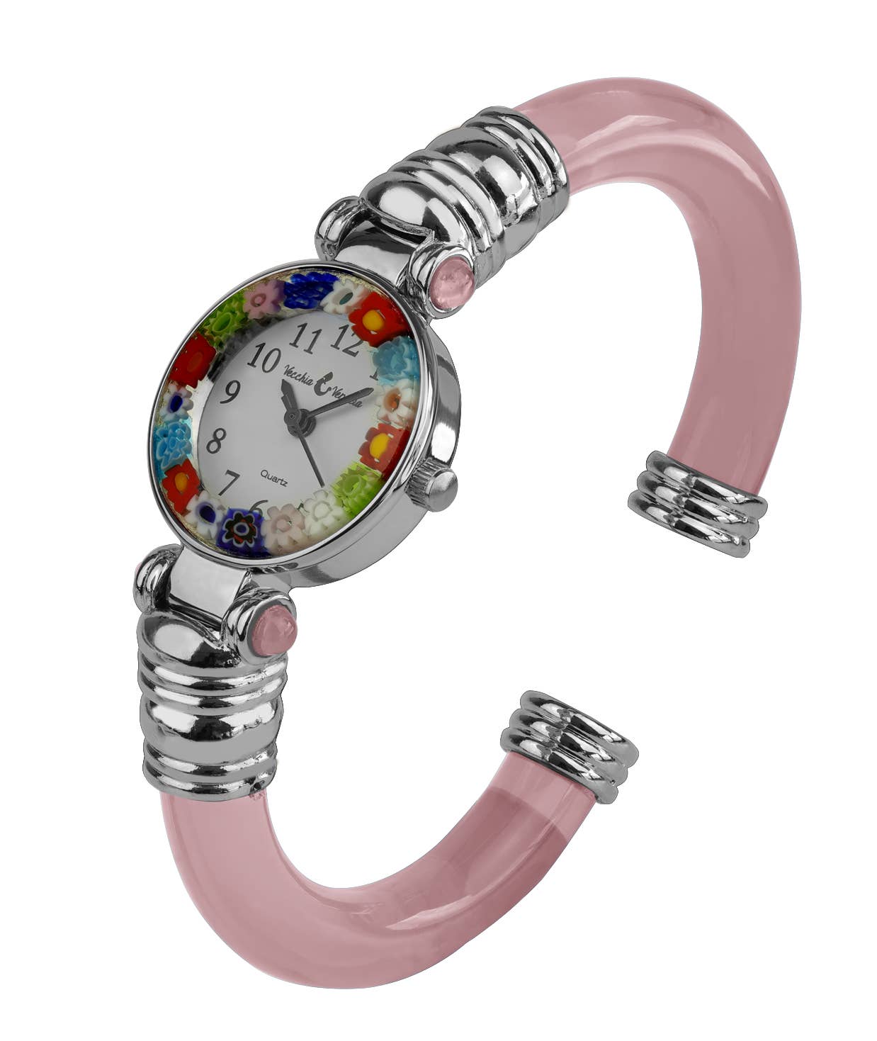 Alice Sturzinger LLC – Großhandel Armbanduhr – Damen – Santa Marta Millefiori Murano Armreifuhr - Verschiedene Farben