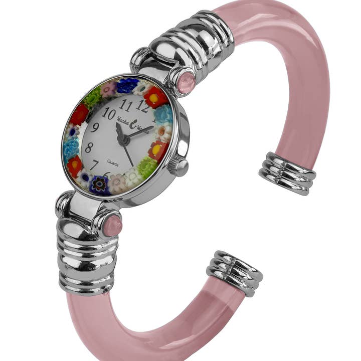 Santa Marta Millefiori Murano Armbandhorloge - Verschillende Kleuren voor wholesale door Alice Sturzinger LLC