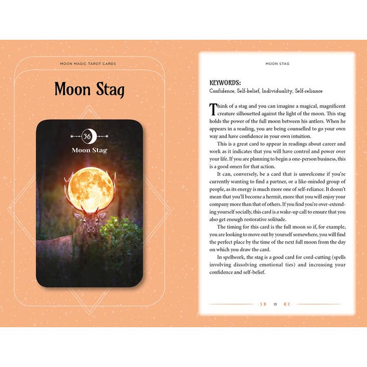 Texas Bookman - Wholesale Tarot Cards - Moon Magic Book & Card Deck (Arcturus Oracle Kits)