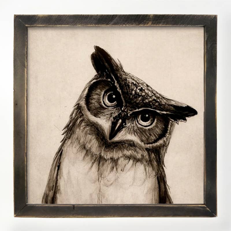 ginger blue - Wholesale Art Print - Owl3
