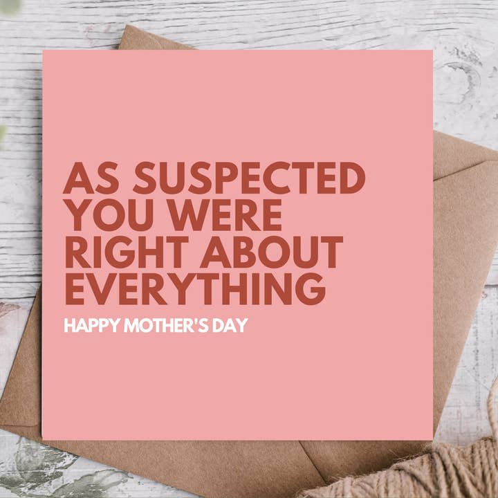 Carte Fête des Mères pour la vente par Highgrove Cards