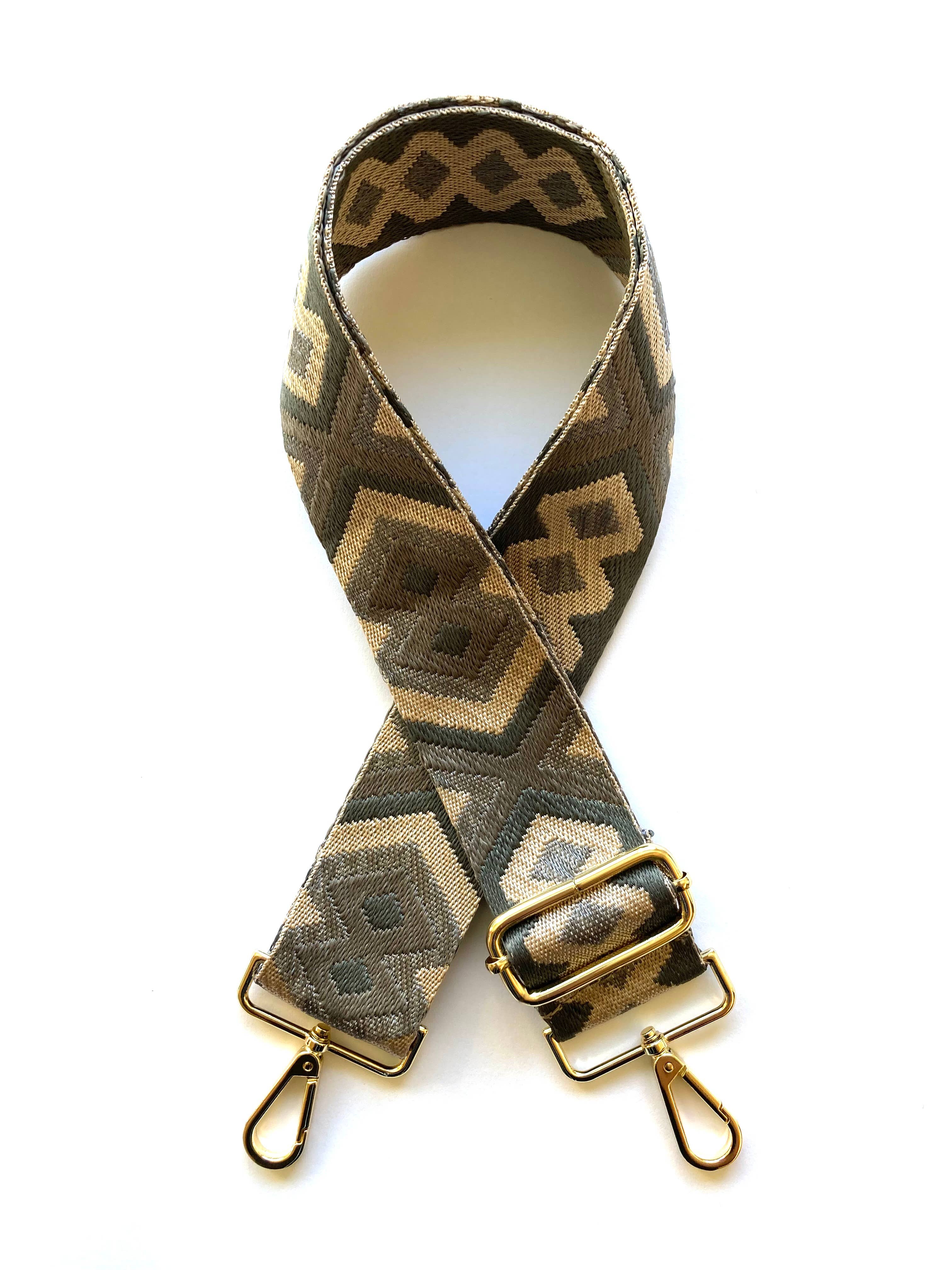 Cassette Barcelona – wholesale Bag strap – women's – Cassette - Inca Strap Blue & Gold & Orange5