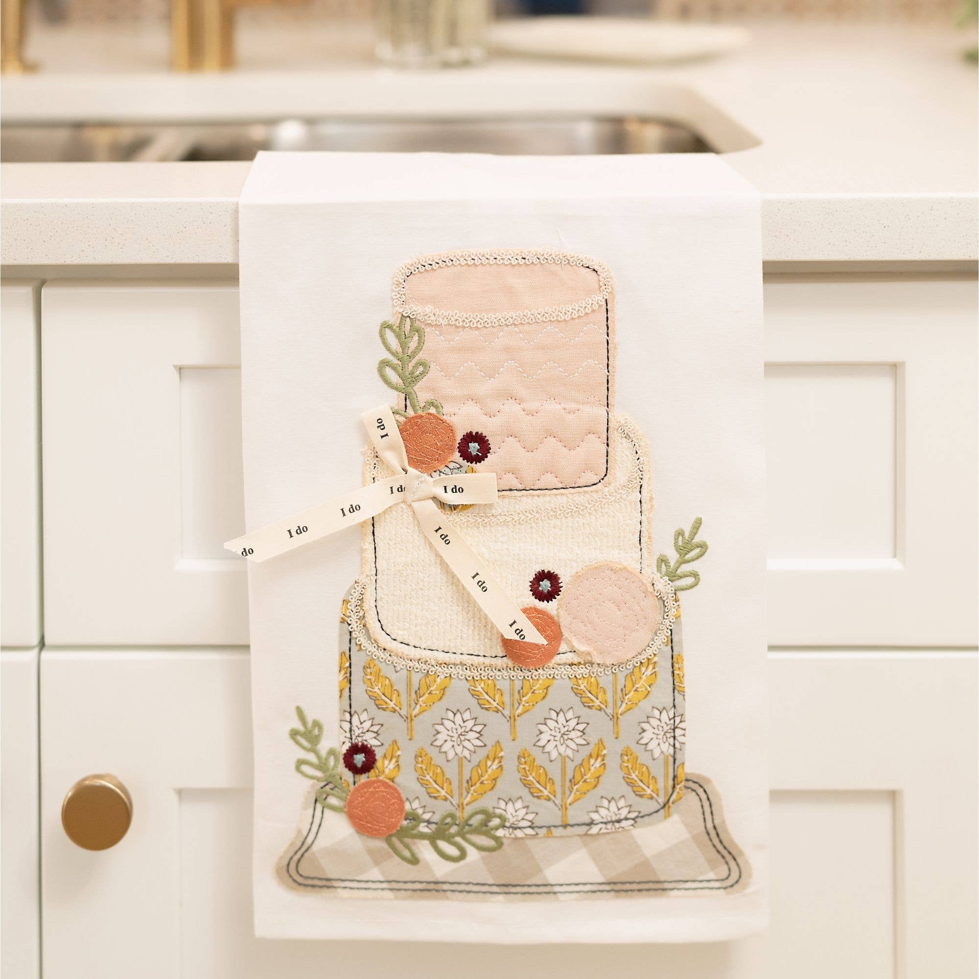 Glory Haus - Wholesale Tea Towel - I Do Love You Wedding Cake Tea Towel2