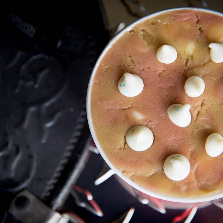 Lemon Strawberry Swirl for wholesale by Firehouse Cookie Company