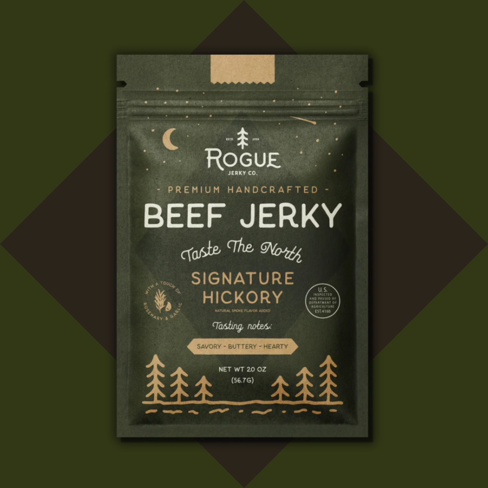 Rogue Jerky Co. - Wholesale Jerky - Signature Hickory Beef Jerky1