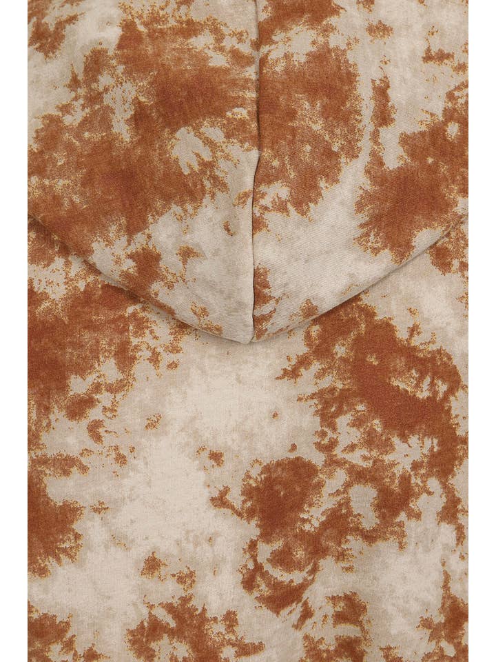 Nazz Collection Clothing Ltd – wholesale Lounge set – Women's – Haven Camel and Beige Two Tone Tie Dye 2 Piece Tracksuit Set