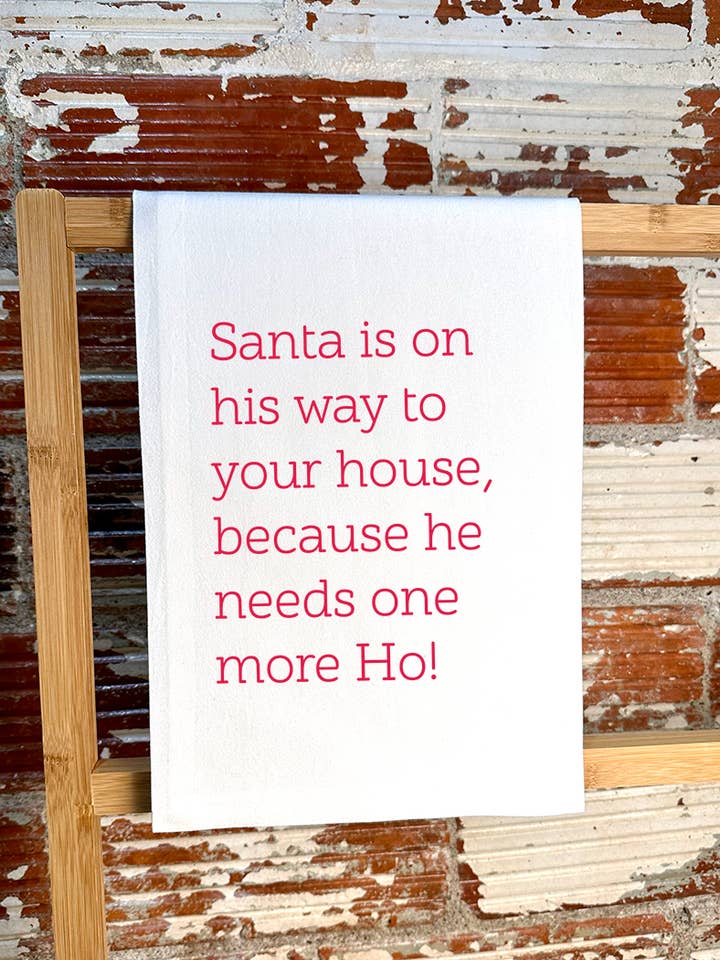 De kerstman is onderweg naar je huis omdat hij... voor wholesale door Mixed Ethically