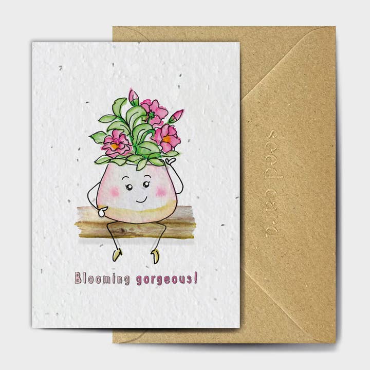Blooming Gorgeous for wholesale by The Seed Card Company